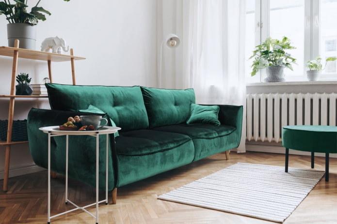 7 примеров, когда диван играет главную роль в интерьере