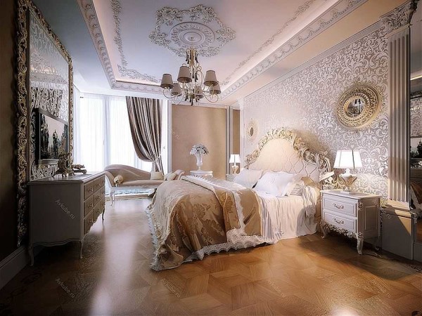 Вариант спальни в классическом стиле