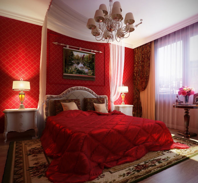 Какие цвета в оформлении спальни лучше не использовать?