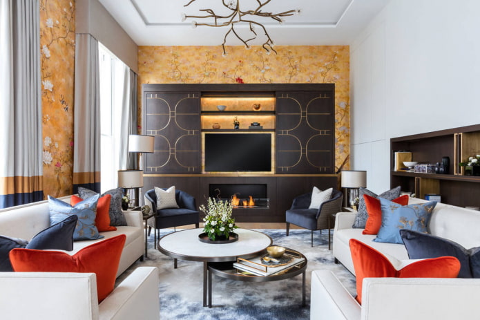 7 примеров, когда стенка в гостиной выглядит стильно и современно