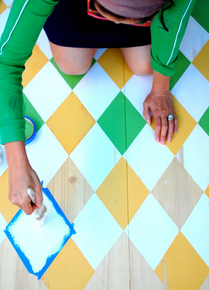 7 красивых примеров использования краски не только для стен