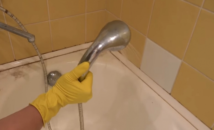 Как убрать плесень в ванной комнате?