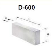 Газосиликатные блоки ЭКО D-600