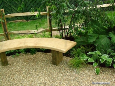 Деревянные скамейки для сада